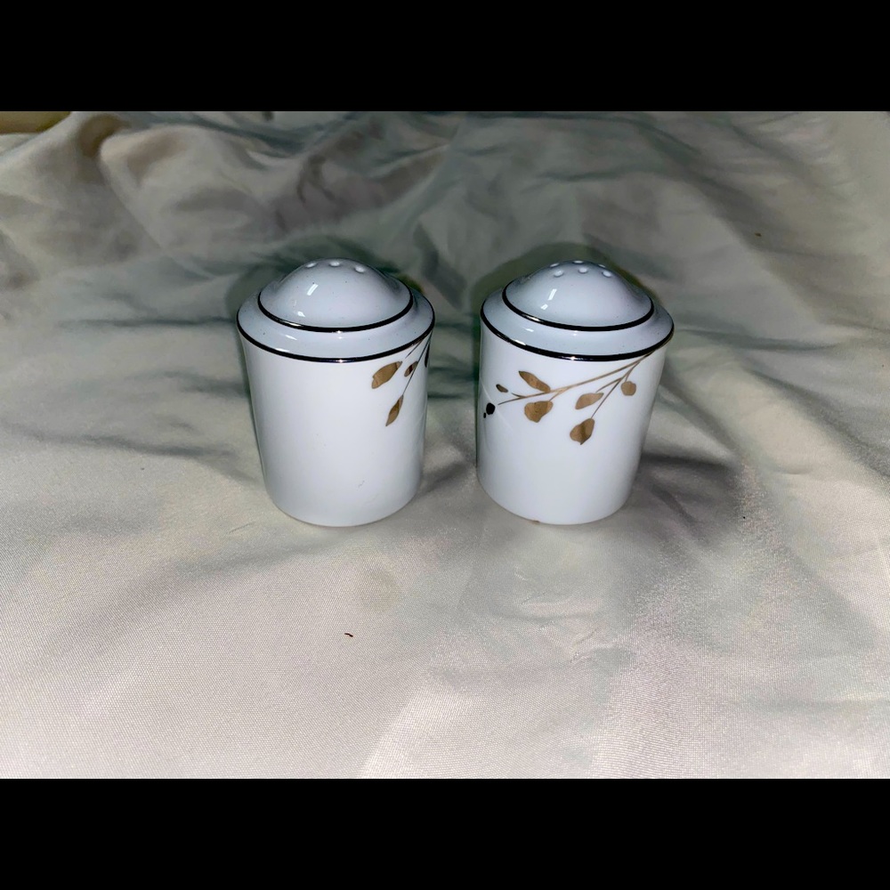 Noritake Birchwood salt and pepper shakers
